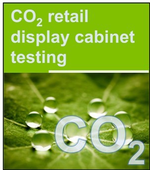 CO2 retail display cabinet testing